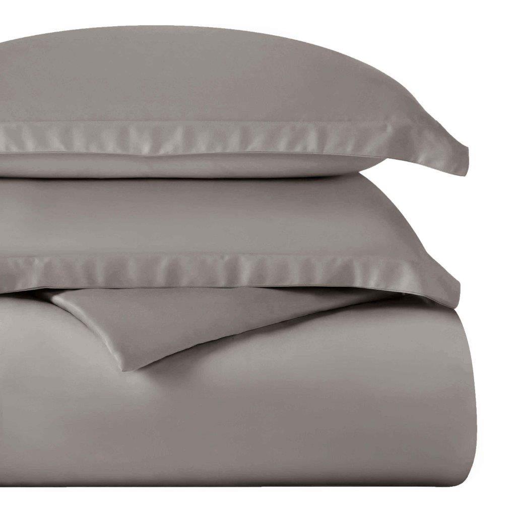 Egyptian Cotton 400 Thread Count Solid Luxury Duvet Cover Set - Egyptian Cotton Duvet Cover Set by Superior