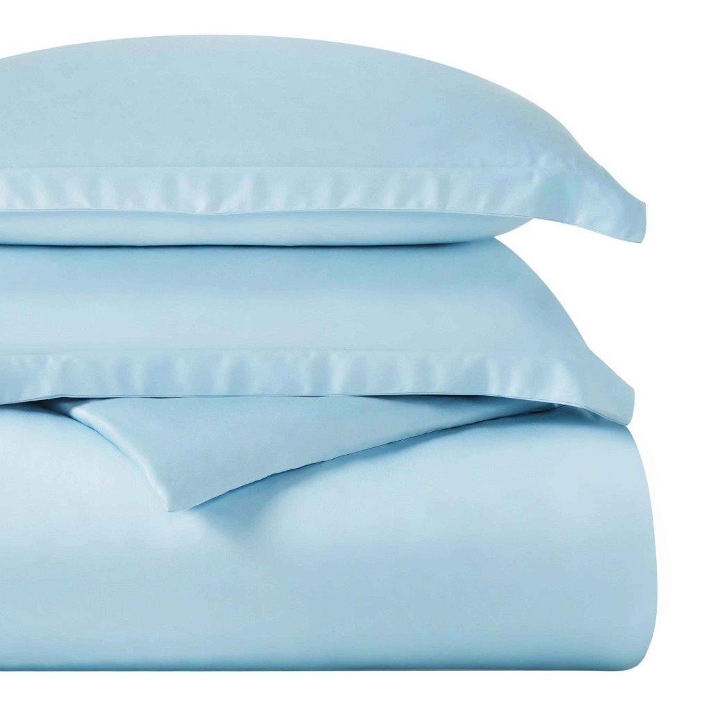 Egyptian Cotton 400 Thread Count Solid Luxury Duvet Cover Set - Egyptian Cotton Duvet Cover Set by Superior
