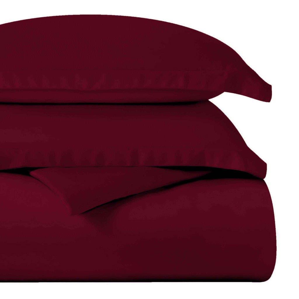 Egyptian Cotton 400 Thread Count Solid Luxury Duvet Cover Set - Egyptian Cotton Duvet Cover Set by Superior
