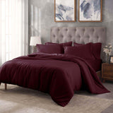 Egyptian Cotton 400 Thread Count Solid Luxury Duvet Cover Set - Egyptian Cotton Duvet Cover Set by Superior