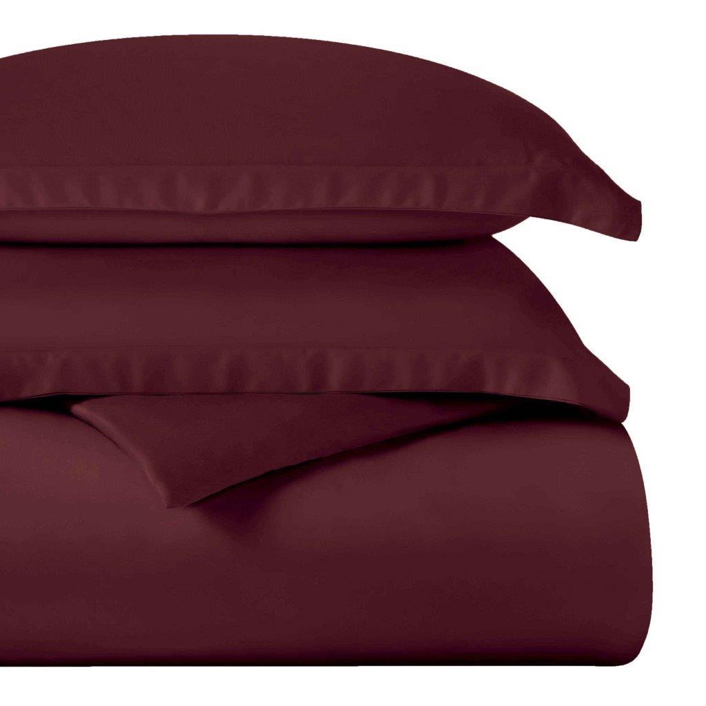 Egyptian Cotton 400 Thread Count Solid Luxury Duvet Cover Set - Egyptian Cotton Duvet Cover Set by Superior