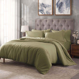 Egyptian Cotton 400 Thread Count Solid Luxury Duvet Cover Set - Egyptian Cotton Duvet Cover Set by Superior
