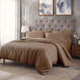 Egyptian Cotton 400 Thread Count Solid Luxury Duvet Cover Set - Egyptian Cotton Duvet Cover Set by Superior