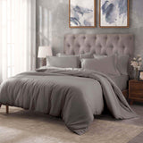 Egyptian Cotton 400 Thread Count Solid Luxury Duvet Cover Set - Egyptian Cotton Duvet Cover Set by Superior
