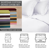 Egyptian Cotton 650 Thread Count Modern Solid Duvet Cover Set - Egyptian Cotton Duvet Cover Set by Superior