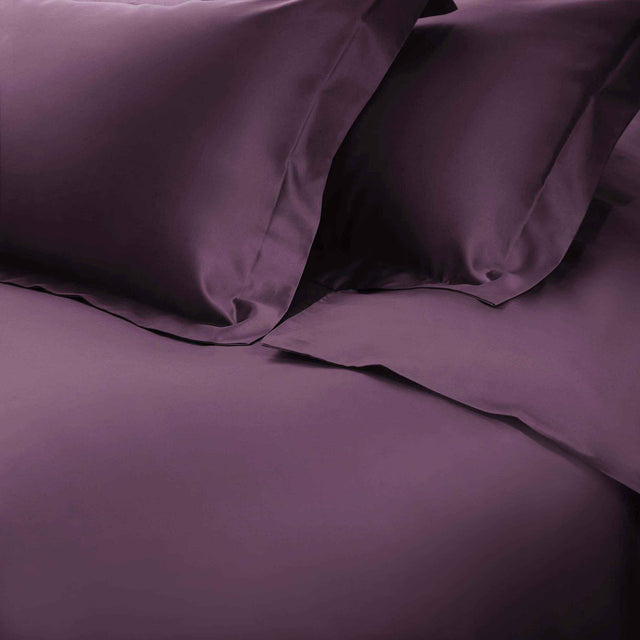 Egyptian Cotton 650 Thread Count Modern Solid Duvet Cover Set - Egyptian Cotton Duvet Cover Set by Superior