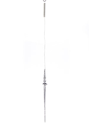 Glass LED Icicle Ornament
