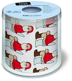Christmas Design Toilet Paper Roll - Hearts