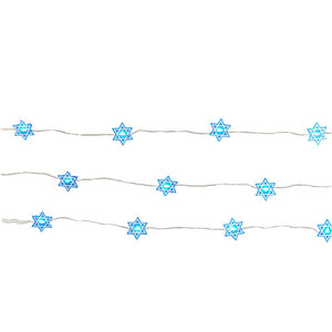 Battery-Operated Hanukkah LED Fairy Light - Star of David