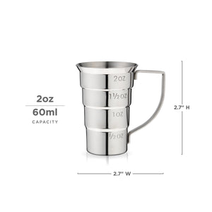 Stainless Steel Stepped Jigger