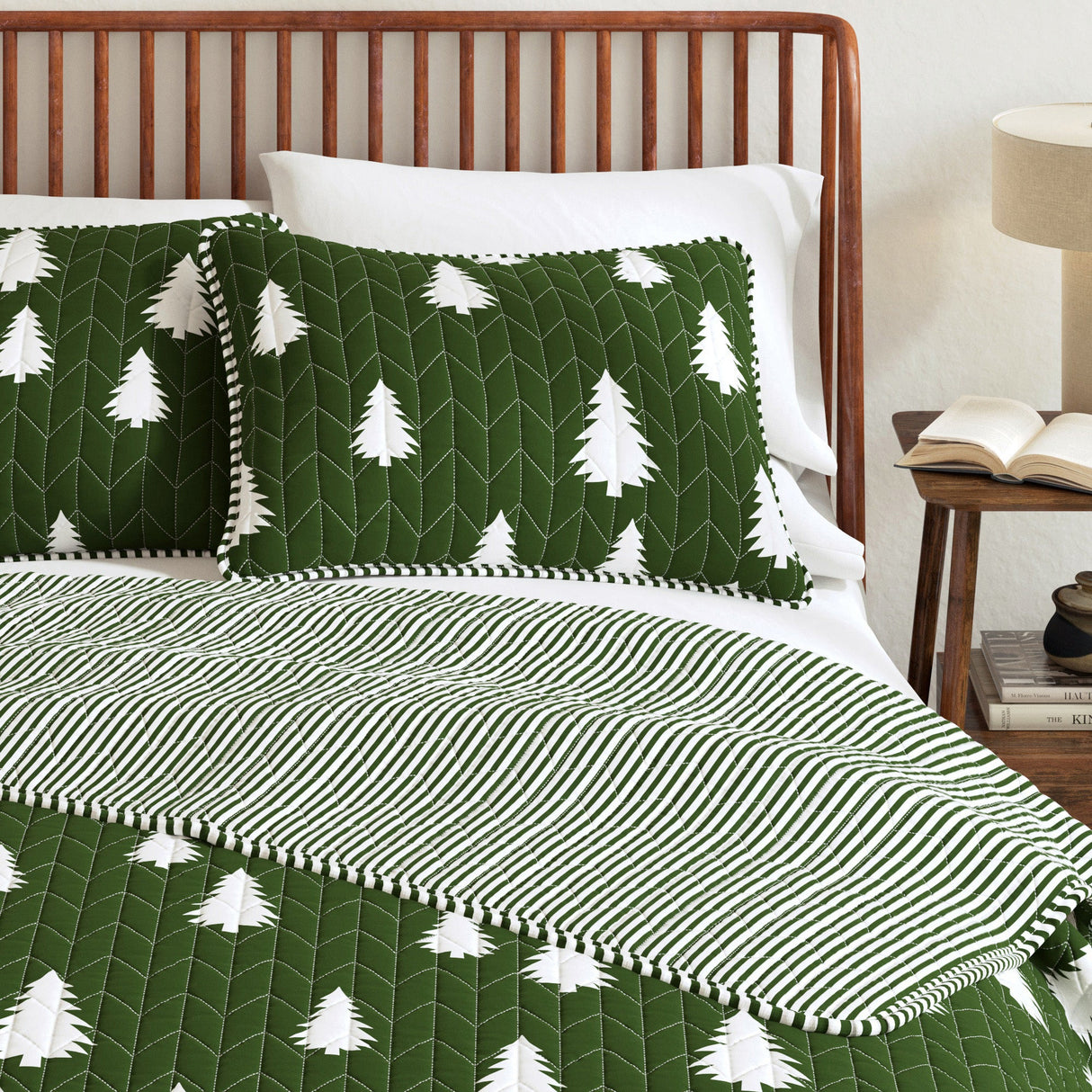 3 Piece Lodge Printed Quilt - Arrowhead
