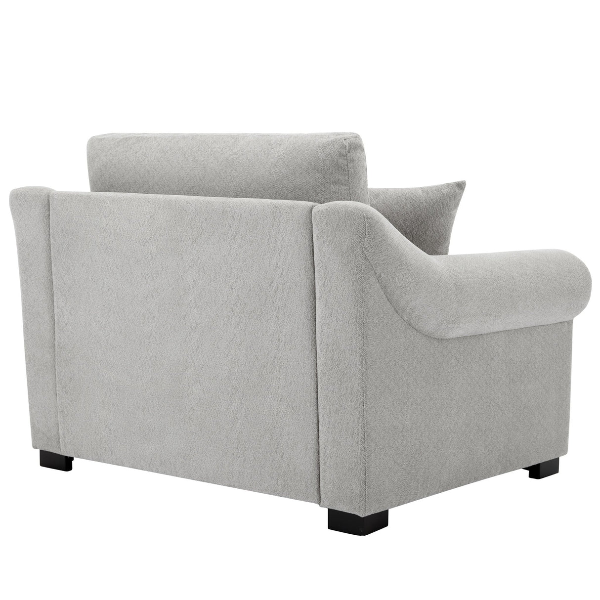 Elicited Upholstered Arm Chair with Wide Armrests and Removable Cushion - Accent Chairs