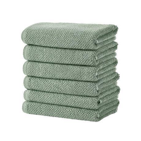 Cotton textured bath towel set - acacia collection