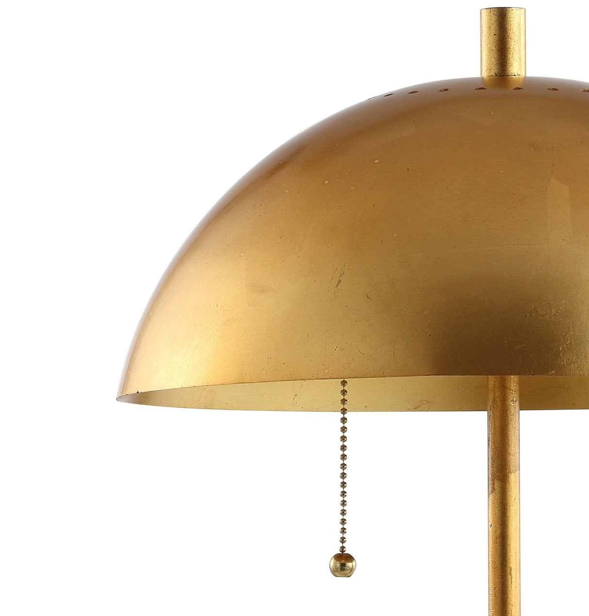 Ella dome metal with marble base led table lamp - Tuesday Morning - Table Lamps
