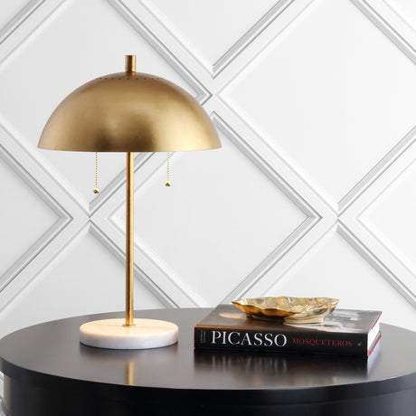 Ella-dome-metal-with-marble-base-led-table-lamp-Table-Lamps