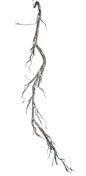 Iced Twig LED Garland With 18 Lights - 5 Foot
