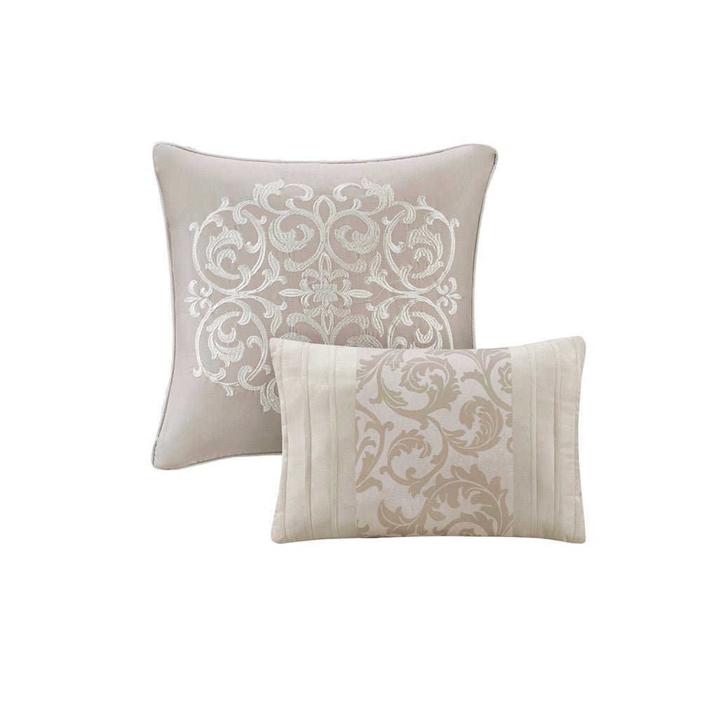 Embroidered 8 piece comforter set - Tuesday Morning - Quilts & Comforters