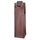 Brown-faux-leather-single-bottle-wine-tote-by-viski®-Wine-Bottle-Holders