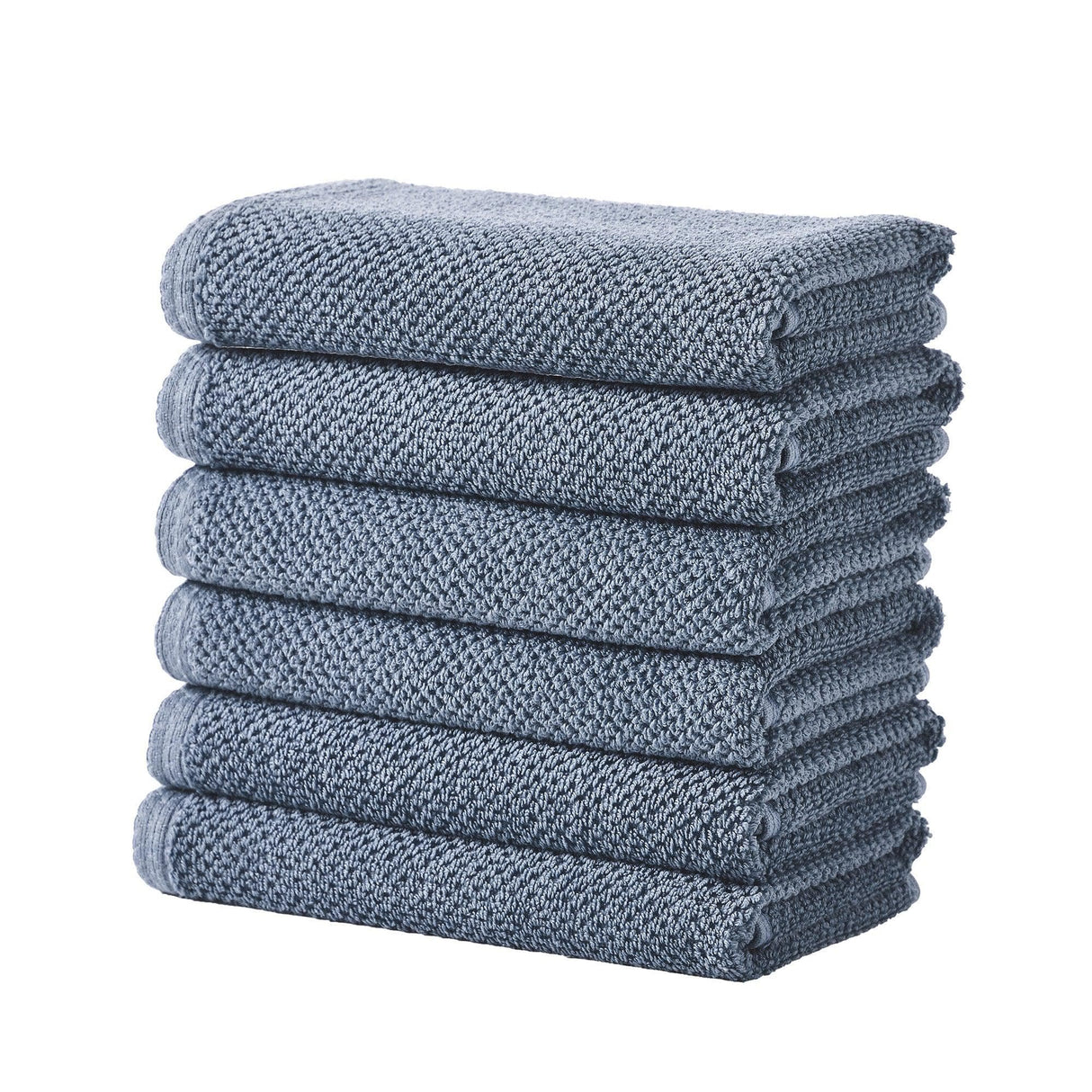 Cotton textured bath towel set - acacia collection