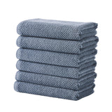 Cotton textured bath towel set - acacia collection