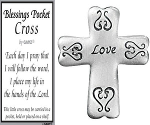 Blessings Pocket Cross Charm -