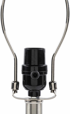 Enetai Glass White Table Lamp