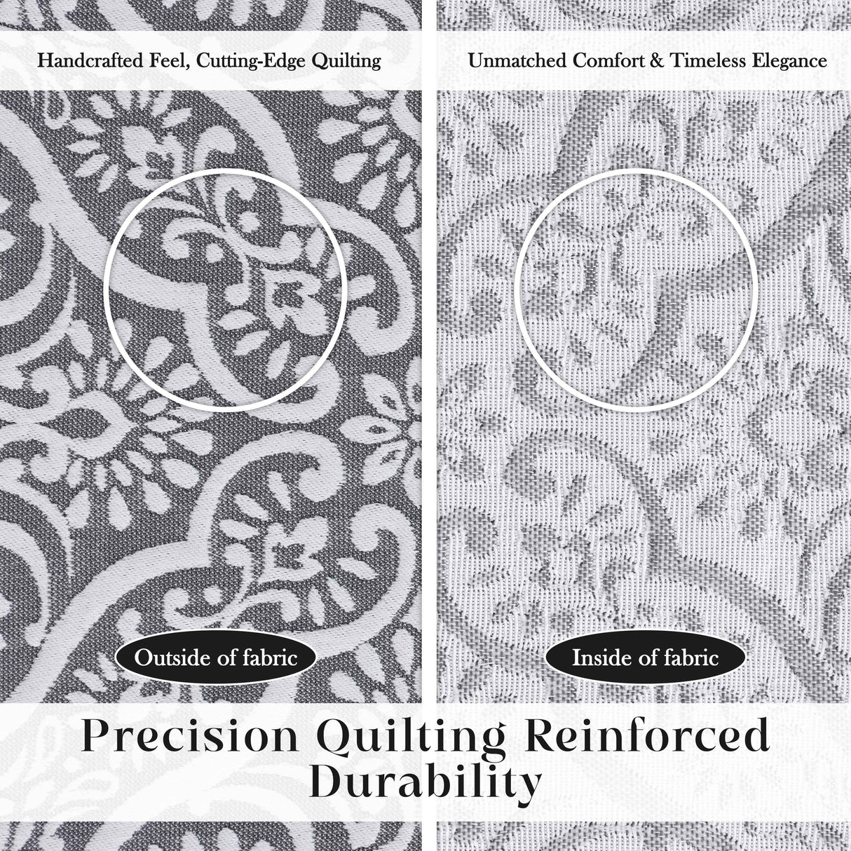 Enzy Medium Weight Floral Matelasse 3 Piece Bedspread Pillow Sham Set - Bedspread by Superior Brand