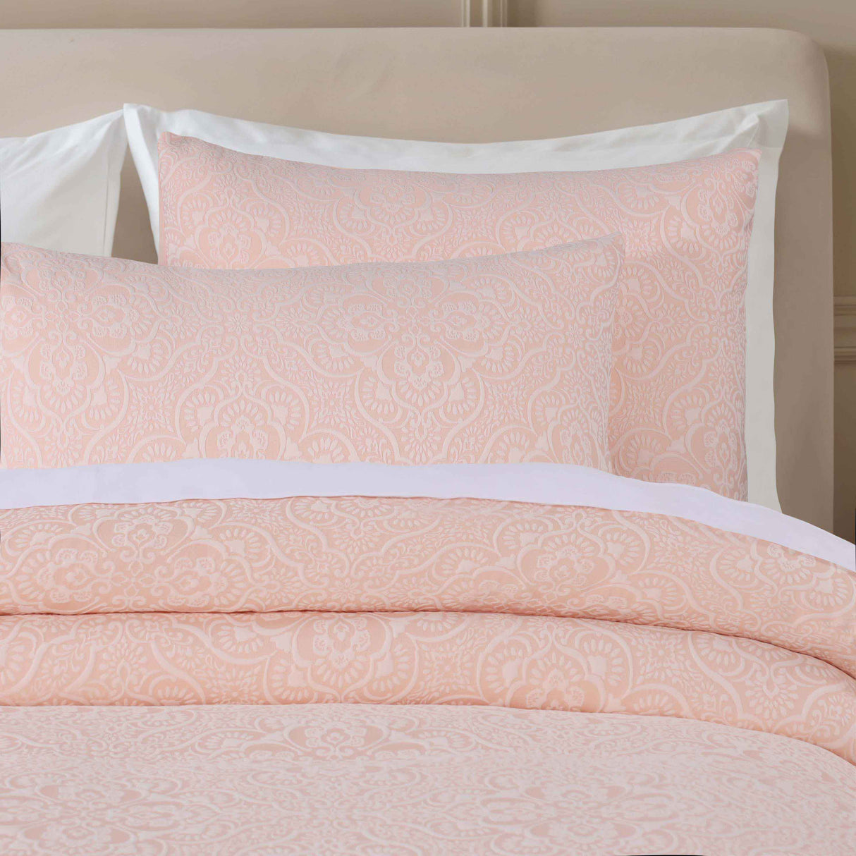 Enzy Medium Weight Floral Matelasse 3 Piece Bedspread Pillow Sham Set - Bedspread by Superior Brand