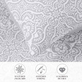 Enzy Medium Weight Floral Matelasse 3 Piece Bedspread Pillow Sham Set - Bedspread by Superior Brand