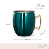 Emerald moscow mule mug by twine®