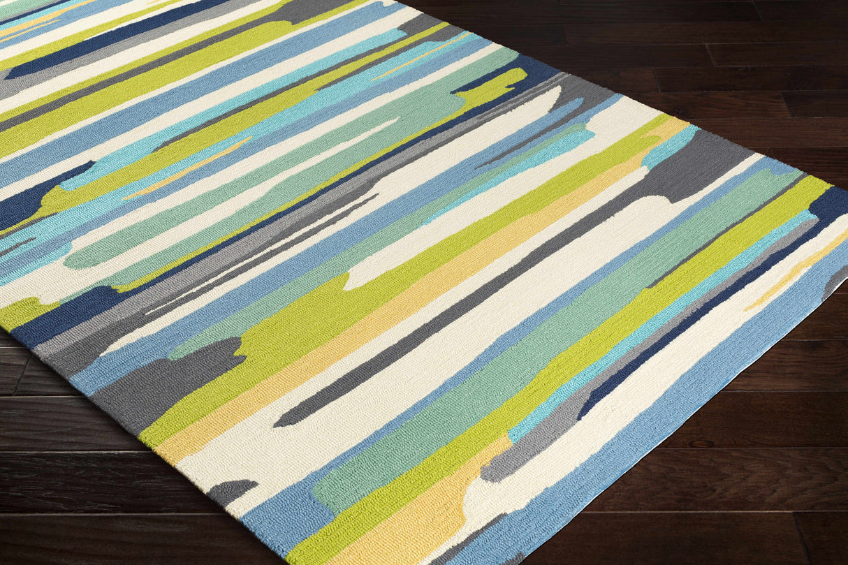 Ephrata Colorful Blue Rug - Clearance
