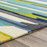 Ephrata Colorful Blue Rug - Clearance