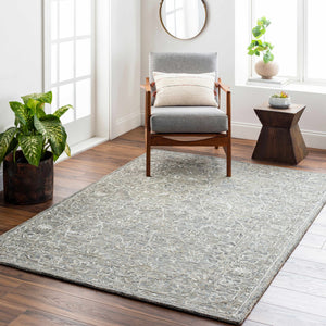 Eriline Wool & Faux Silk Rug