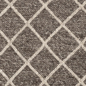 Syosset 2x3 Brown Trellis Wool&Viscose Rug - Clearance