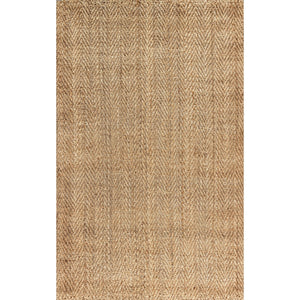 Espina Hand Woven Herringbone Chunky Jute Area Rug - Tuesday Morning - Area Rugs
