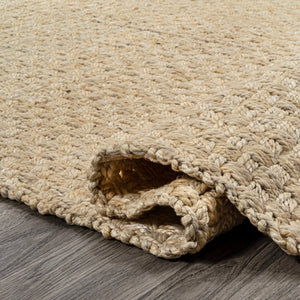 Estera Hand Woven Boucle Chunky Jute Area Rug - Tuesday Morning - Area Rugs