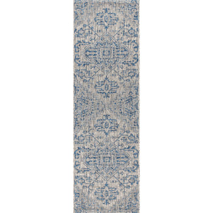 Estrella Bohemian Medallion Textured Indoor/Outdoor Runner Rug - Tuesday Morning - Runner Rugs
