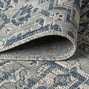 Estrella Bohemian Medallion Textured Weave Indoor/Outdoor Area Rug - Tuesday Morning - Area Rugs