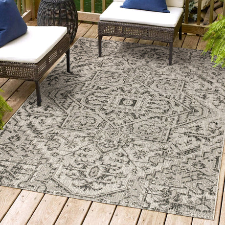 Estrella-Bohemian-Medallion-Textured-Weave-Indoor/Outdoor-Area-Rug-Area-Rugs