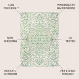 Estrella Bohemian Medallion Weave Indoor/Outdoor Area Rug - Tuesday Morning - Area Rugs