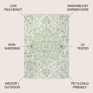 Estrella Bohemian Medallion Weave Indoor/Outdoor Area Rug - Tuesday Morning - Area Rugs