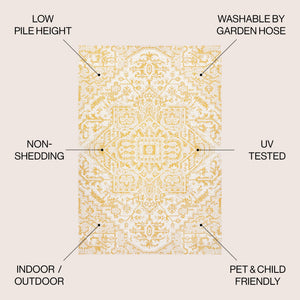 Estrella Bohemian Medallion Weave Indoor/Outdoor Area Rug - Tuesday Morning - Area Rugs