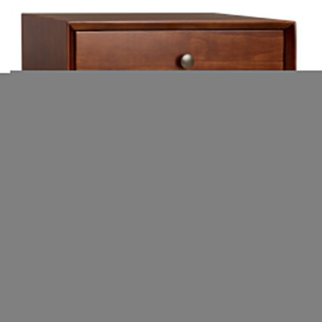 Etherealify Single-Drawer Solid Wood Nightstand - Nightstands