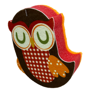 Autumn Sponge - Owl