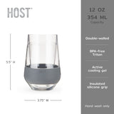 Wine freeze™ xl in gray (set of 2) by host®