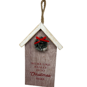 Really Into Christmas Wooden Ornament