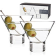 Raye-crystal-heavy-base-martini-glasses-viski®-Cocktail-Glasses