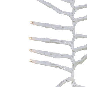 3000-Light Warm White LED White Wire Cluster Garland