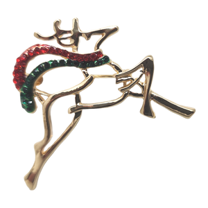 Enamel Finish Pin - Reindeer