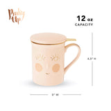 Annette™ hello beautiful ceramic tea mug & infuser by pinky